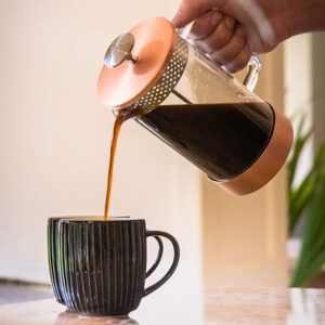 rose gold cafetiere