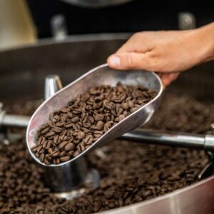 Coffee beans roasted in coffee experience