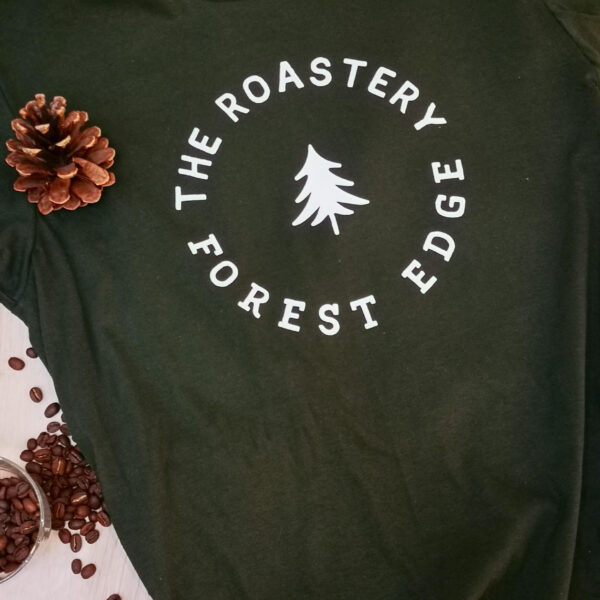 Forest Edge Branded Roastery T Shirt - unisex, sustainably sourced and ethically made coffee clothing